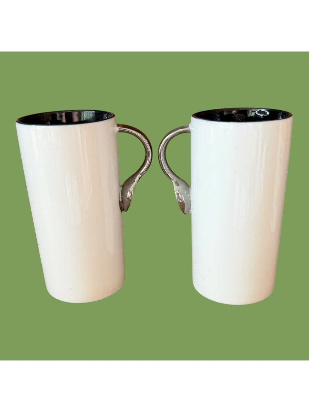 Department 56 "Coffee Break" Minimalist Espresso Handled Mugs